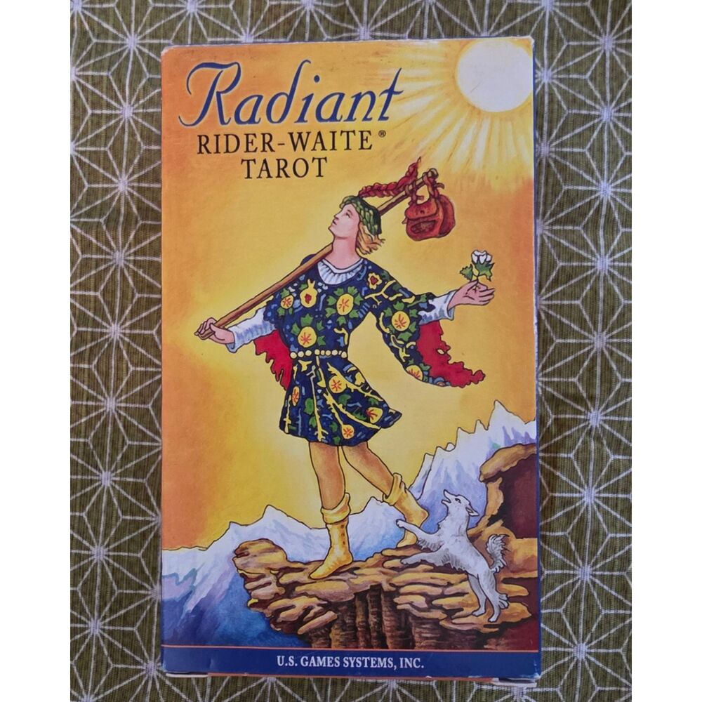 Radiant Rider Waite Tarot Deck US Games Systems Complete 78 Cards Booklet
